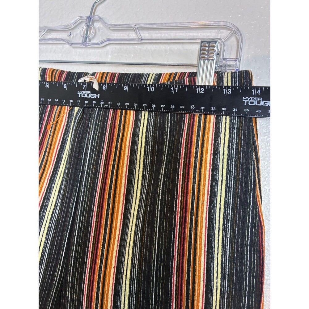 Free People Kitty Flare Pants Womens S Multicolor Stripe Elastic Waist Pull On - Picture 6 of 14